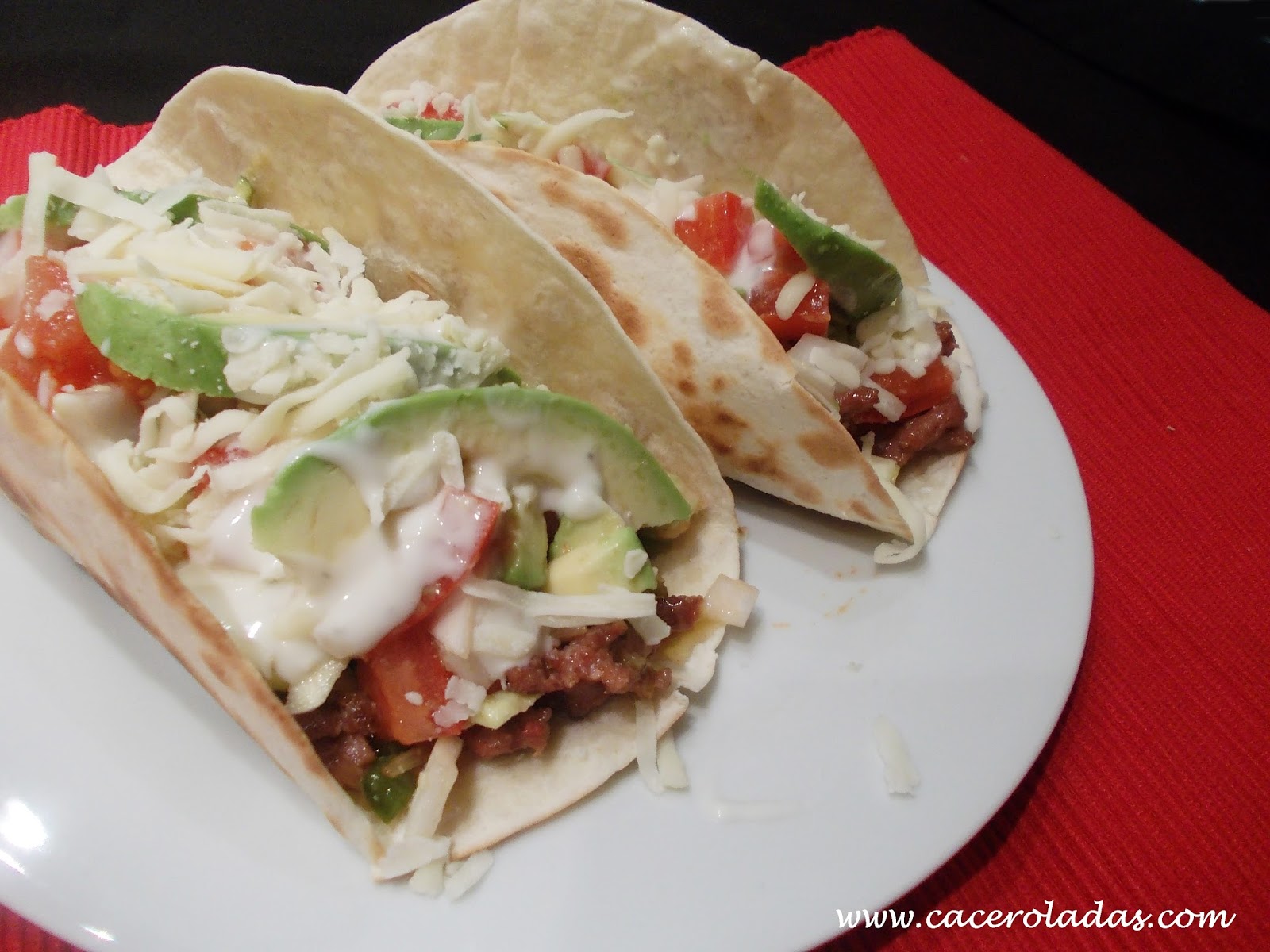 Burritos de carne picada CACEROLADAS