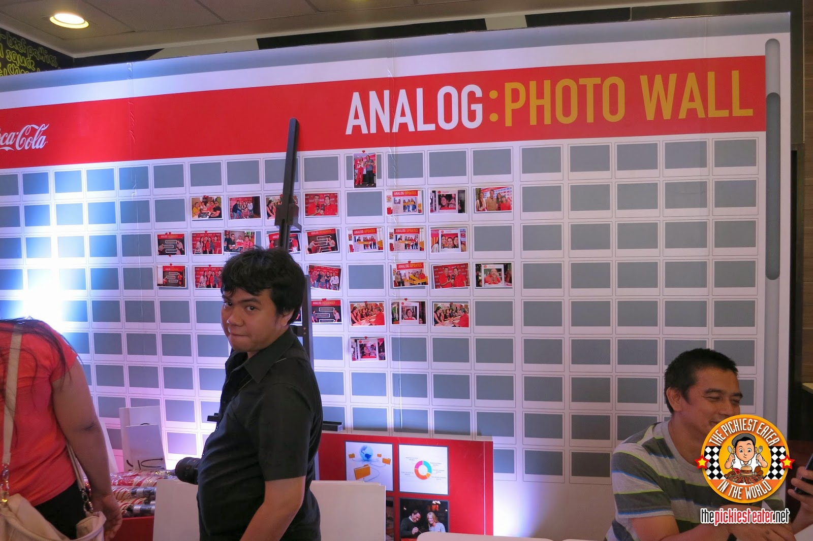analog photo wall
