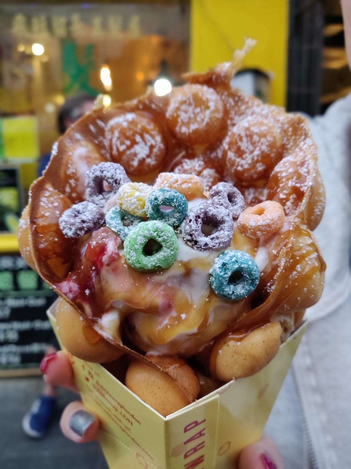 Bubble Wrap Icecream in London's Chinatown mysundayphoto
