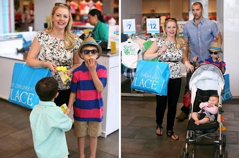 Thanks, Mail Carrier | Celebs Celebrate Easter at The Children's Place!
