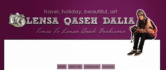 Blog Design : Lensa Qaseh Dalia