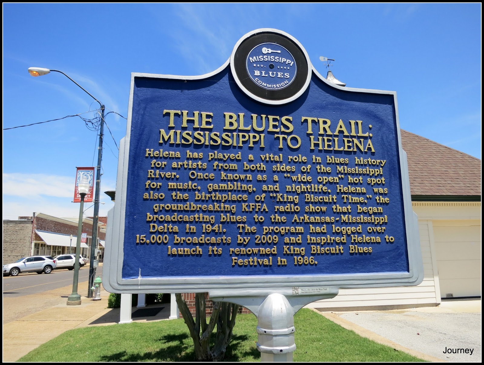 Journey Barbeque, Blues and The War ** Helena, Arkansas