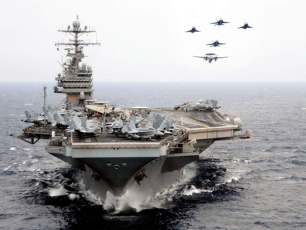 Deadly USS Theodore Roosevelt (CVN71), the Big Stick Army and Weapons