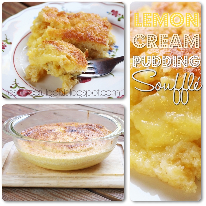 The Resourceful Gals Lemon Cream Pudding Soufflé