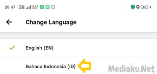 Mengubah Bahasa Indonesia Di Aplikasi Gojek