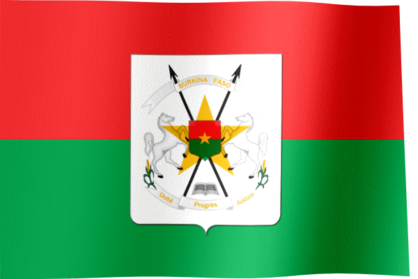 Burkina Faso Flag GIF | All Waving Flags