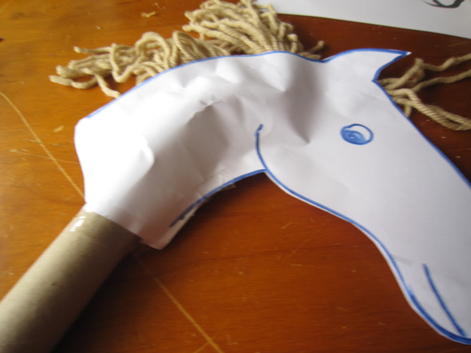 Small Jumps Paper Hobby Horse