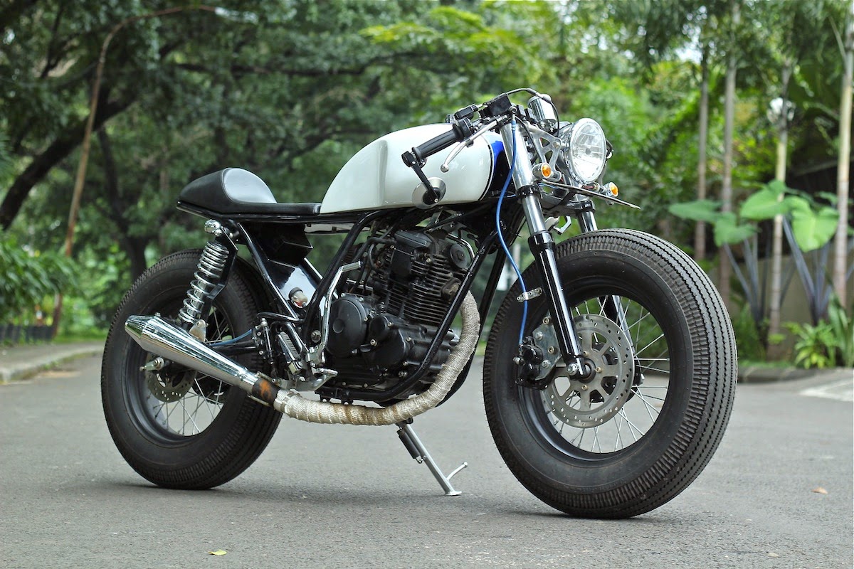 77 Modifikasi Motor Byson Cafe Racer Terbaru Kempoul Motor