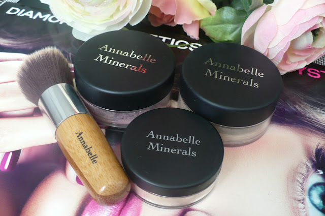 Annabelle Minerals : Podkład Kryjący, Rozświetlający i Róż :)