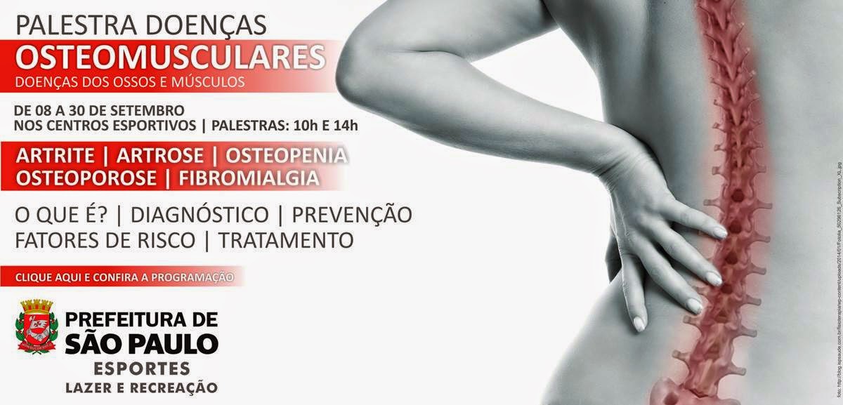 Saúde Vila Maria/Guilherme Palestra Doenças Osteomusculares
