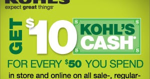 $10 Kohls Cash Coupon Code 2024 [Updated]