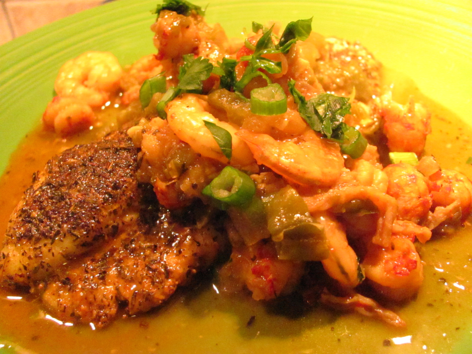 Crawfish and Shrimp Étouffée with Bronzed Catfish Cooking and Recipes