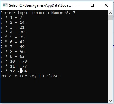 ICT For All Classes : Pascal program to print multiplication table ...