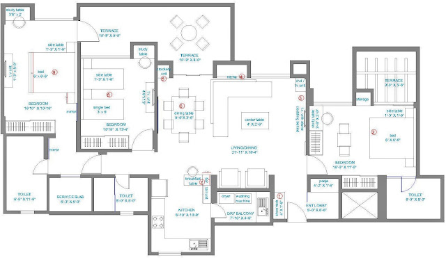 1 Bedroom Apartment Interior