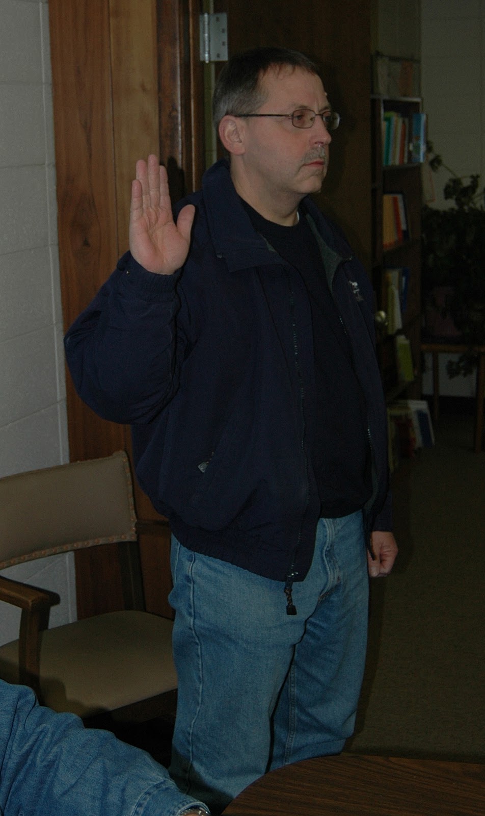 Shallow Thoughts from Iowa City of New Albin installs new officers