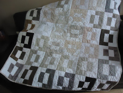 Bali Back Flip Quilt in beiges and browns