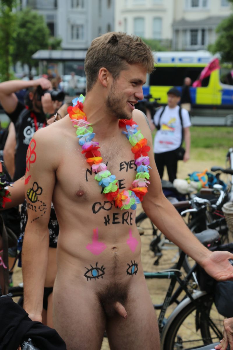 World Naked Bike Ride: Brighton 2016 Edition.