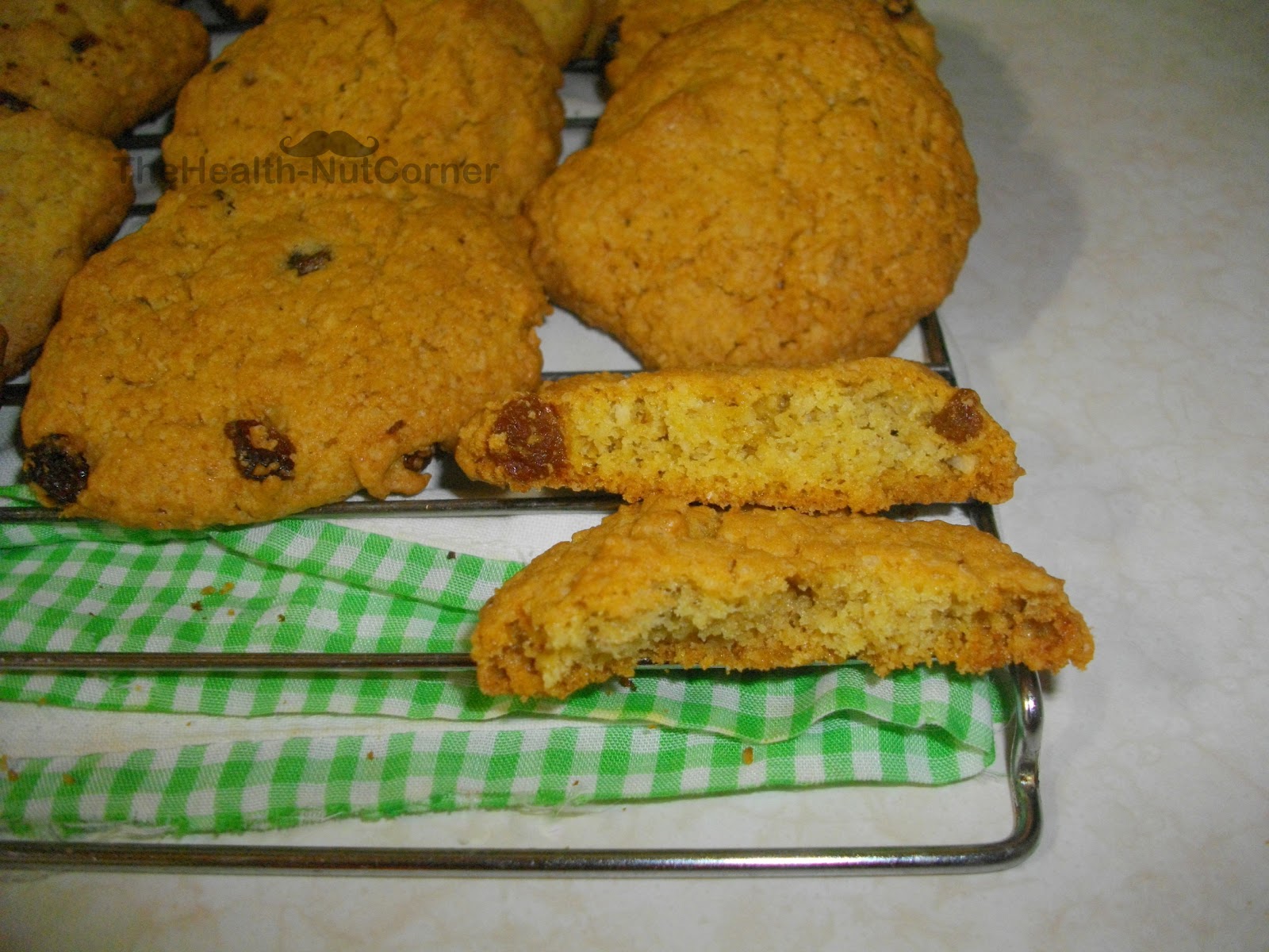 The HealthNut Corner Delicious Joanne Fluke's Oatmeal Raisin Cookies
