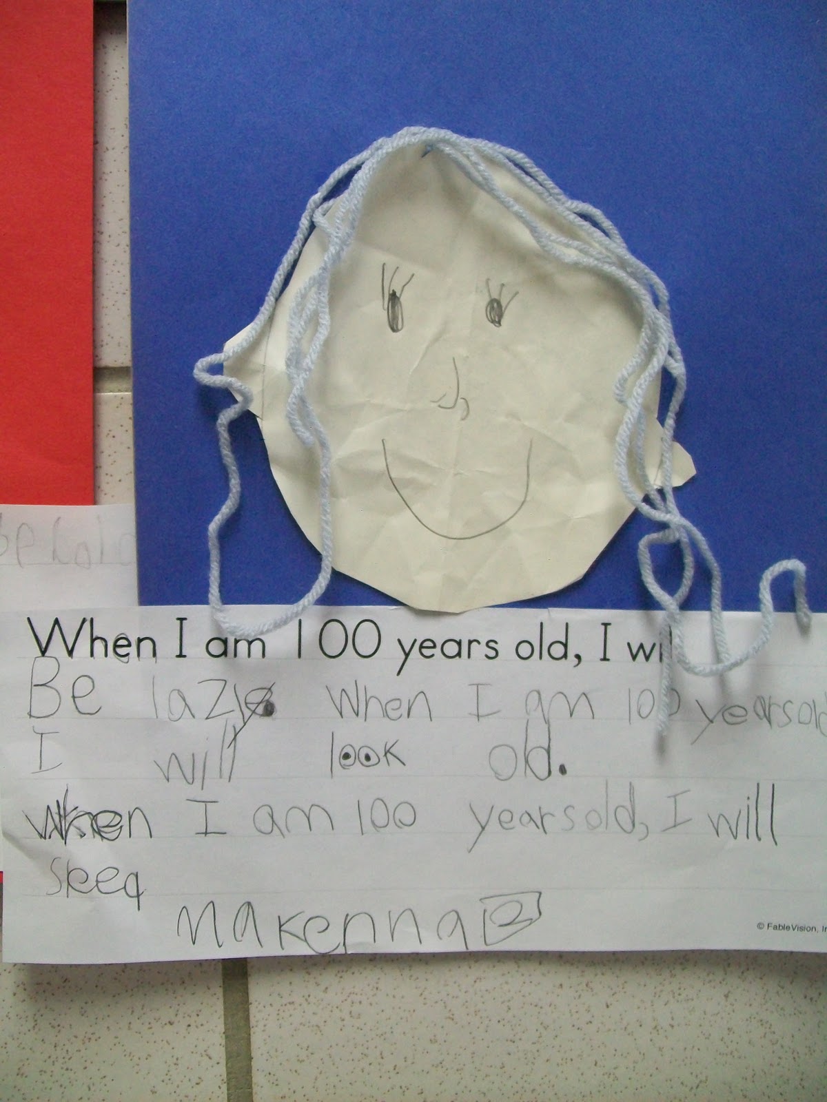 I Am The Years You Are The Stars First Grade Rock Stars: When I am 100 years old....