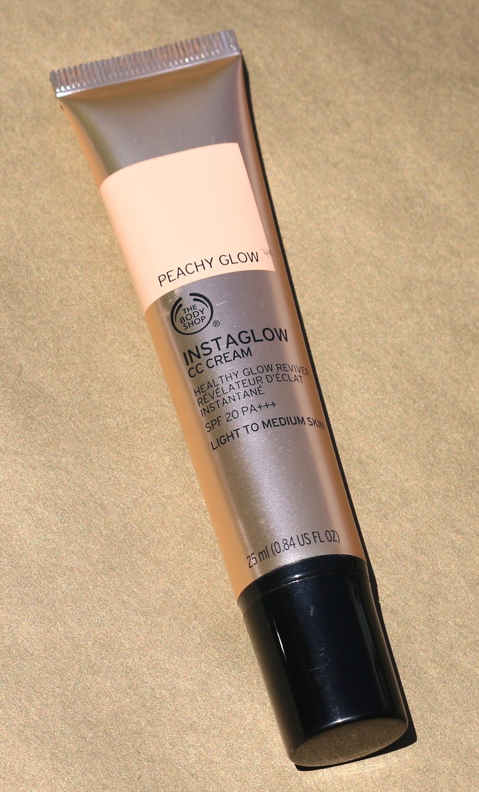 Beauty Shout Box THE BODY SHOP INSTAGLOW PEACHY GLOW CC CREAM {REVIEW}