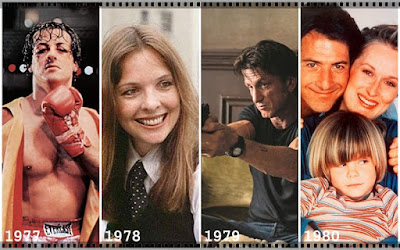 Vencedores do Oscar de Melhor Filme: anos 1977, 1978, 1979 e 1980
