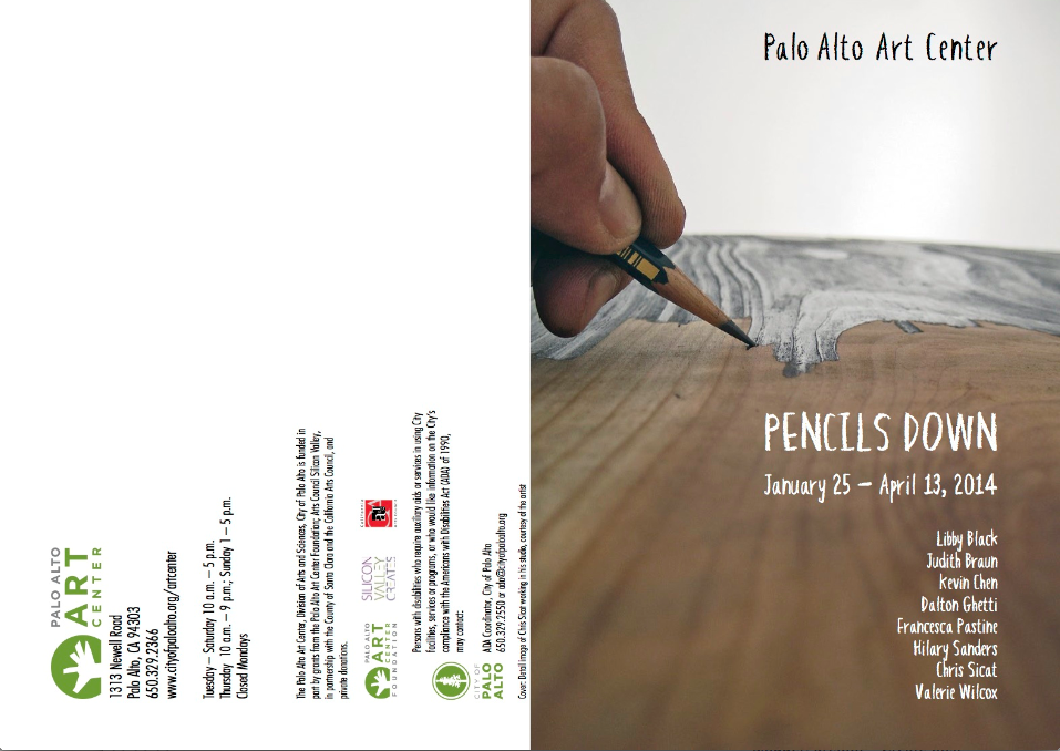 artspot PENCILS DOWN OPENS FRIDAY, JANUARY 24, 69pm