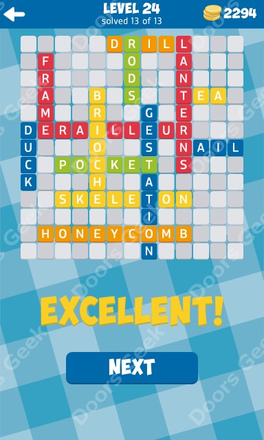 13 Word Connect Level 24 Answers ~ Doors Geek