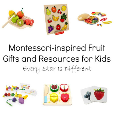 Montessori-inspired Fruit Gifts and Resources for Kids