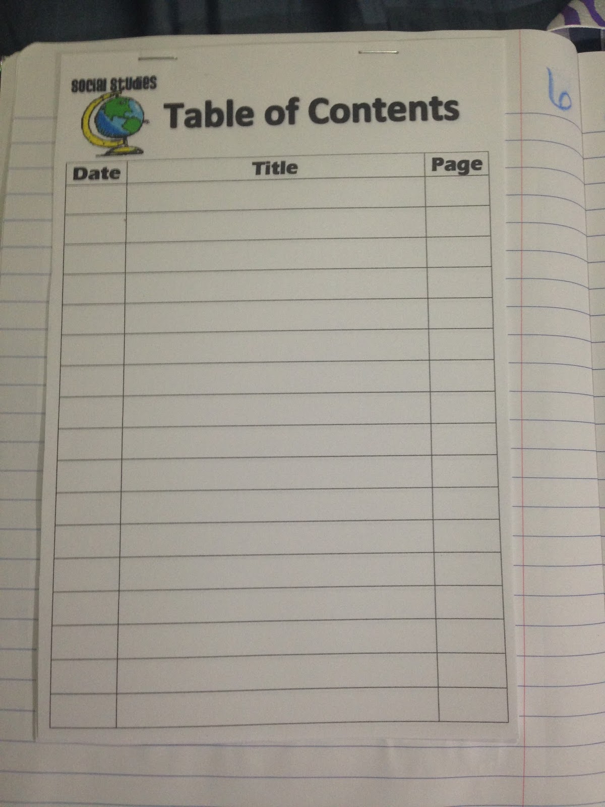 Liz In The Classroom Social Studies Interactive Notebook Setup