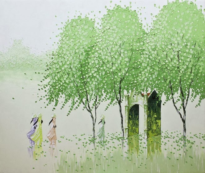 27 Beautiful and Vivid Paintings By Phan Thu