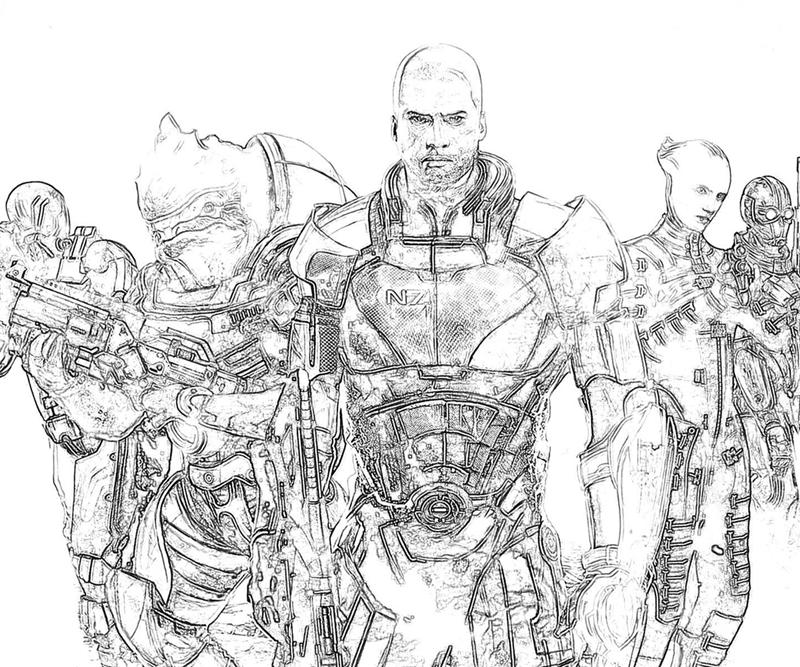 Download Mass Effect 3 in Sketch | Yumiko Fujiwara