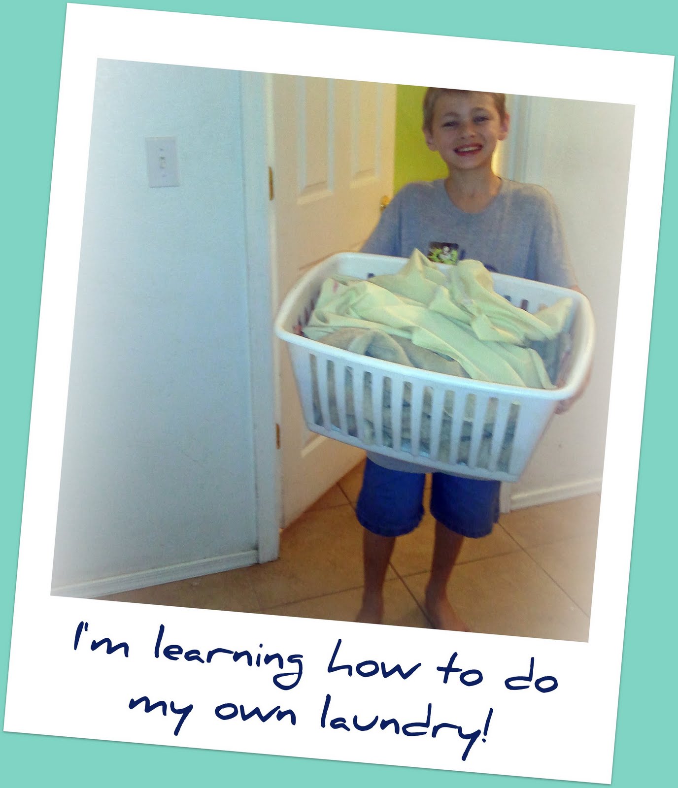 Meet Virginia Teaching the Boys How to Do Laundry