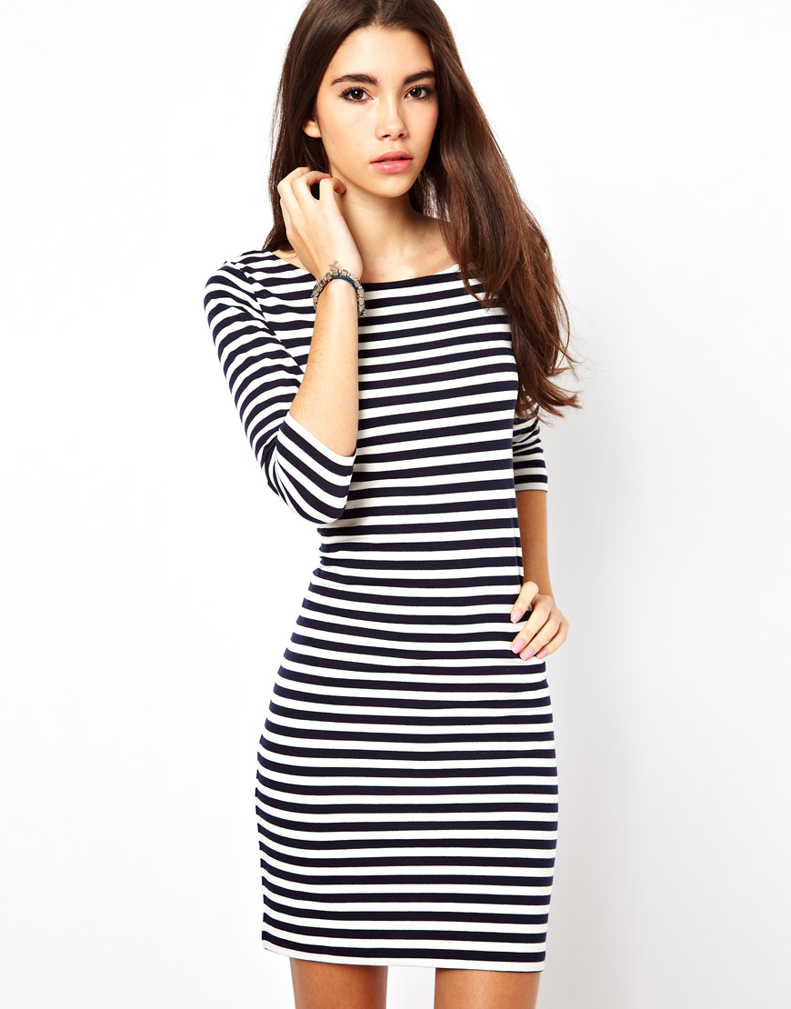 pretties' closet: Only Stripe T Shirt Dress