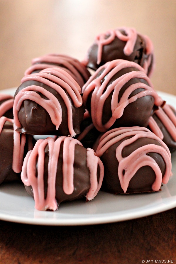 Cherry Oreo Truffles
