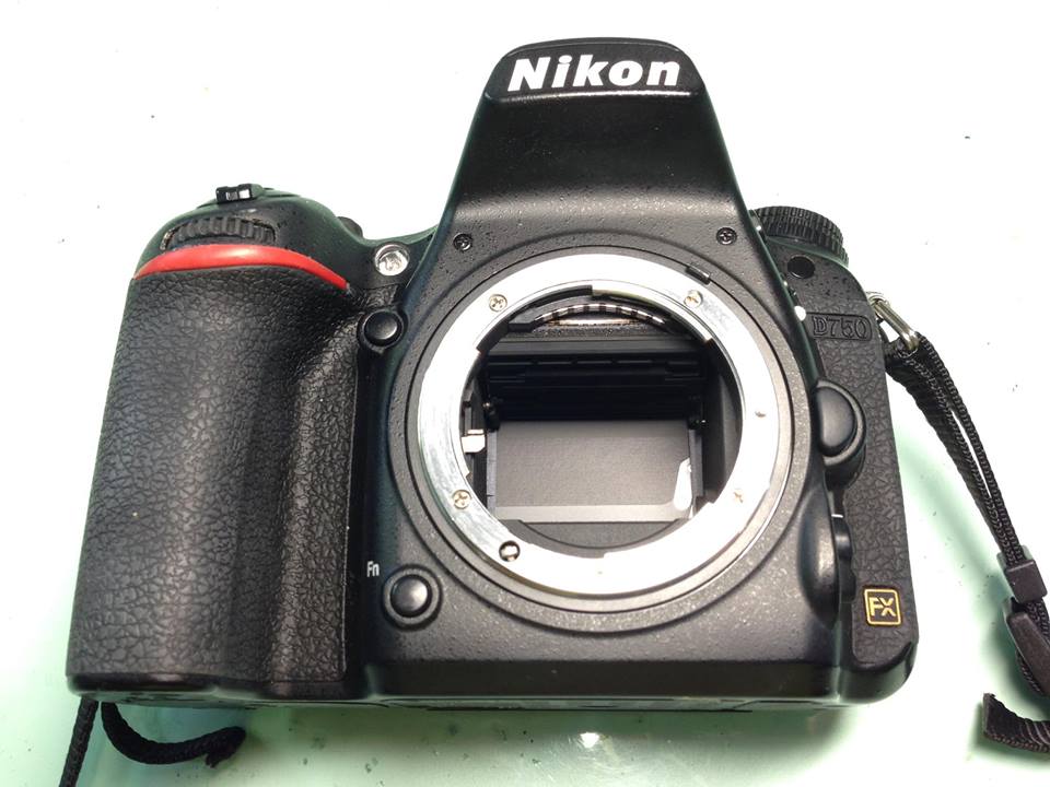 [尼康] Nikon D750 全幅單眼相機 開機出現Err 錯誤訊息 拍照影像黑影黑條 更換快門組 ｜ 金欣相機鏡頭修理二站