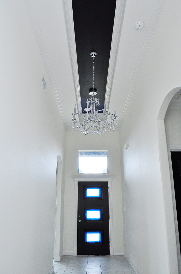 Gorgeous chrome and crystal 8-light chandelier by Crystorama | via monicawantsit.com