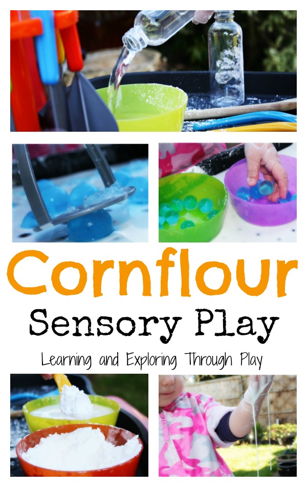 Learning and Exploring Through Play Cornflour Sensory Play Learning and Exploring Through Play Cornflour Sensory Play