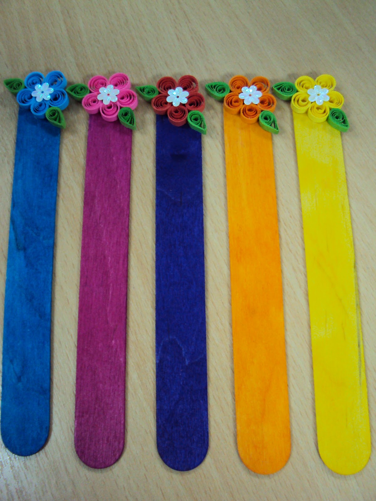 Hsue Craft ICE CREAM STICKS BOOKMARKS