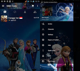 BBM Mod Frozen Clone Terbaru APK