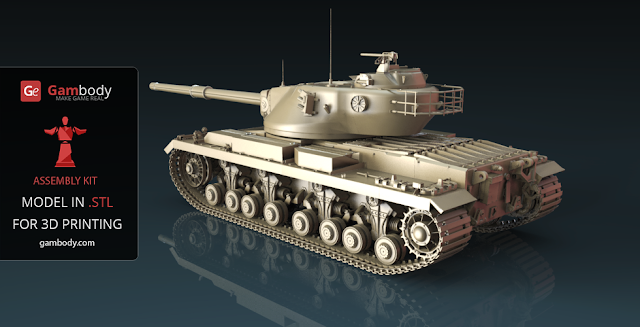 3D Design GB12 Conqueror Tank 