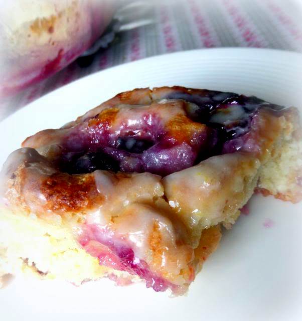 Lemon & Blueberry Sweet Rolls