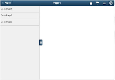 PeopleSoft Two Panel Layout