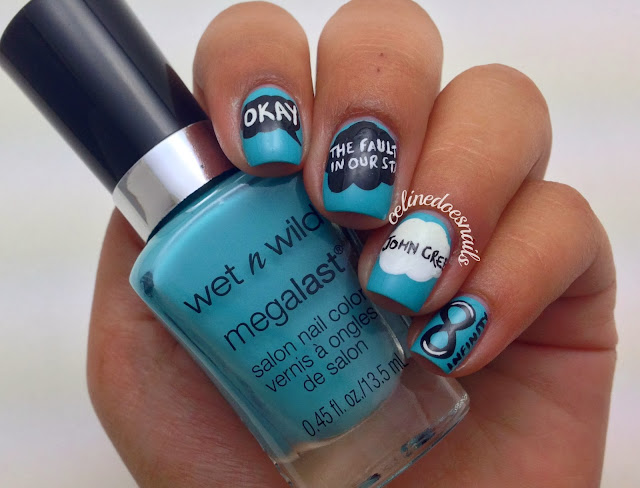 Nails By Celine: The Fault in Our Stars Nail Art