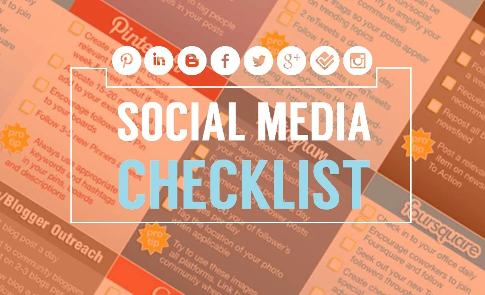 2014's Social Media Checklist for Businesses - infographic