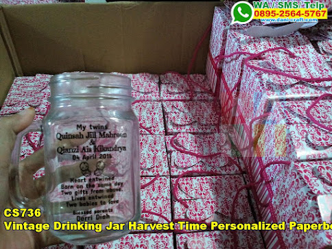 Harga Vintage Drinking Jar Harvest Time Personalized Paperbox