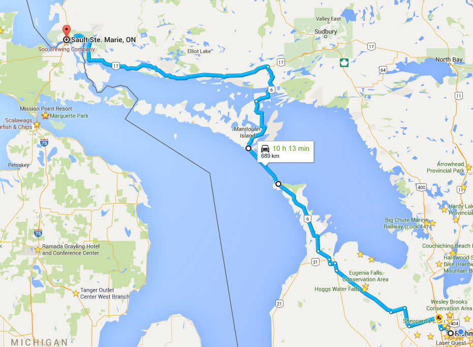 羽成飞 Lake Huron Circle 环休伦湖游记攻略8 South Baymouth to Tobermory Ferry