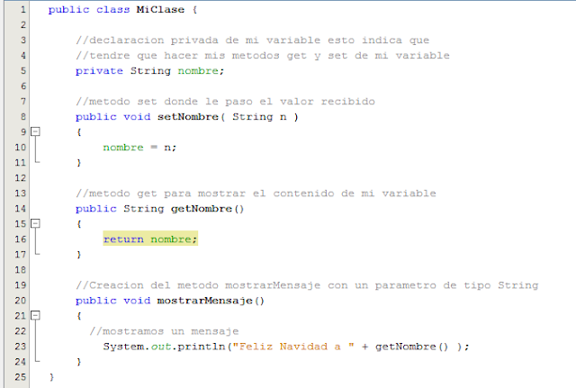 Ejemplos Basicos de Lenguajes de Programacion: 2.3 Métodos get y set ...