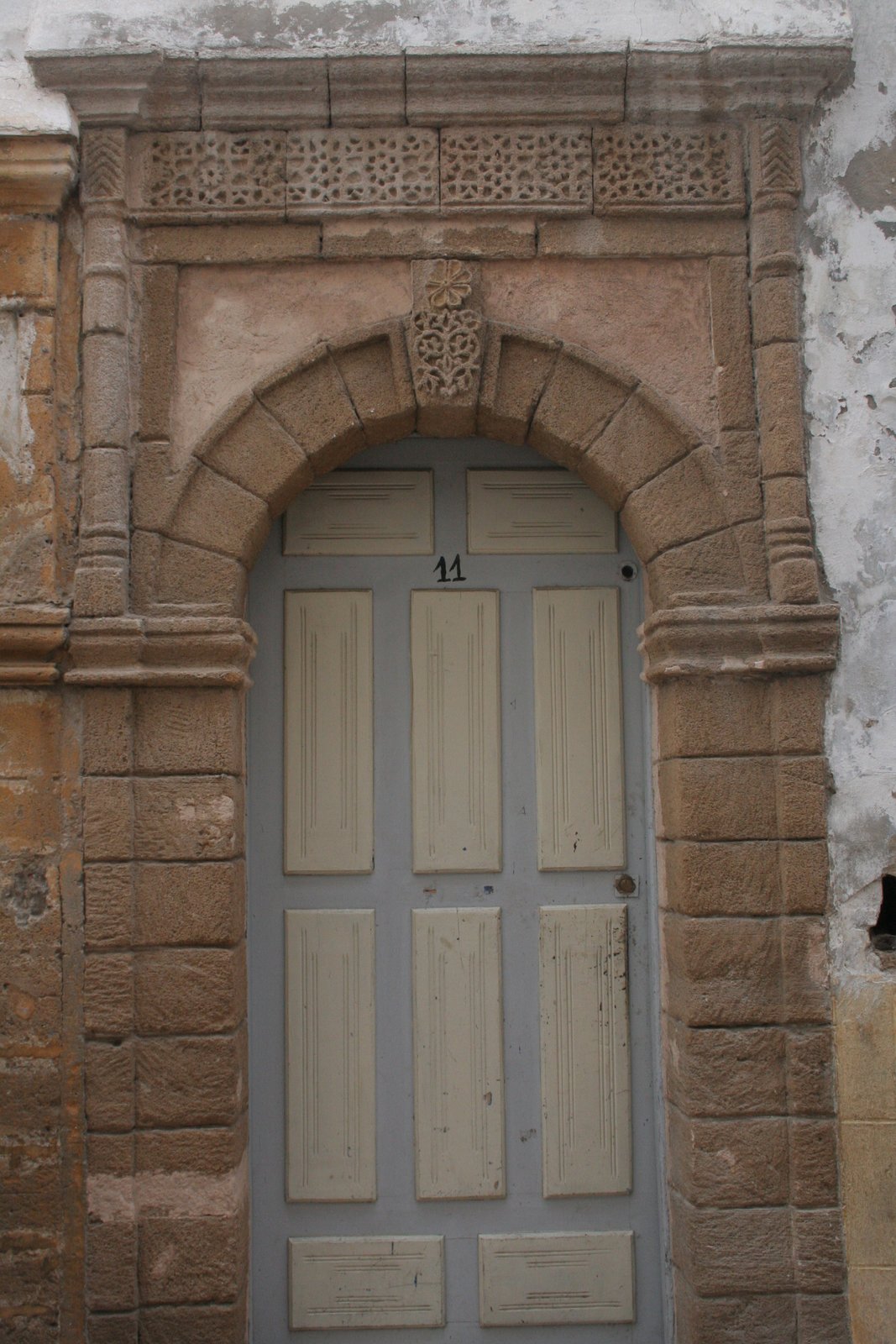 Moroccan Carved Stone Door Frames Essaouira, Morocco