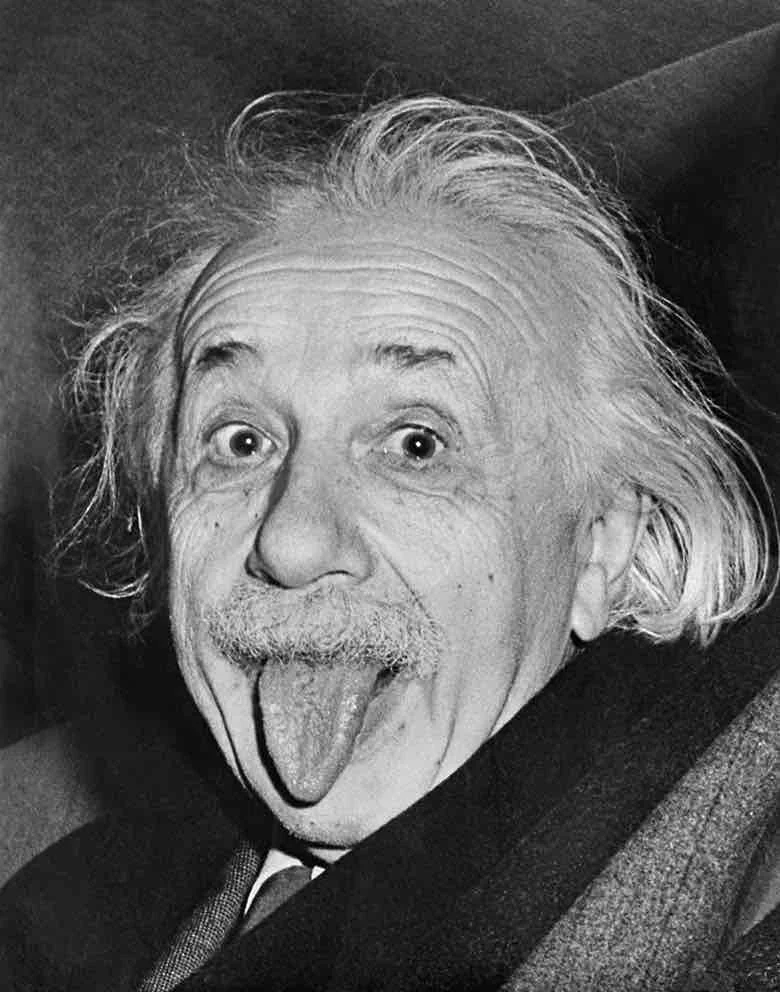 舌を出したアルベルト・アインシュタイン