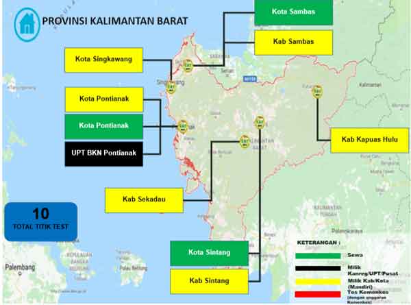 Lokasi Tes Cat BKN Propinsi Kalimantan Barat Lokasi Tes Cat BKN Propinsi Kalimantan Barat